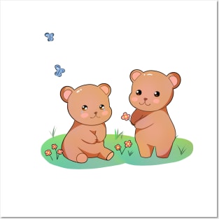 Cute bears Posters and Art